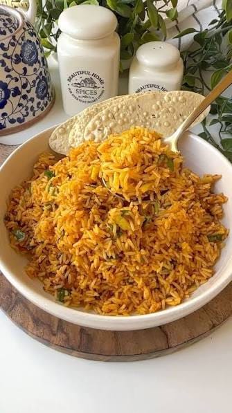garlic masala rice